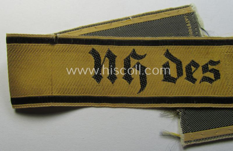 WH (Heeres) female-related cuff-title (ie. 'Ärmelstreifen'): 'NH des Heeres'