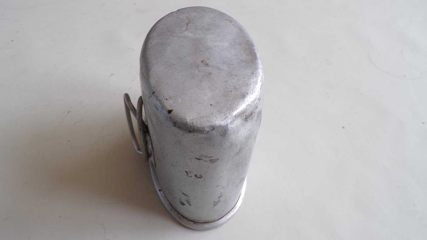 Wehrmacht M31 Aluminum Canteen Cup – 'GNL 38'