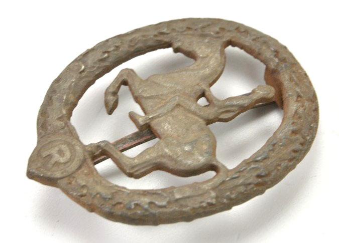 German Horse Rider badge in Bronze