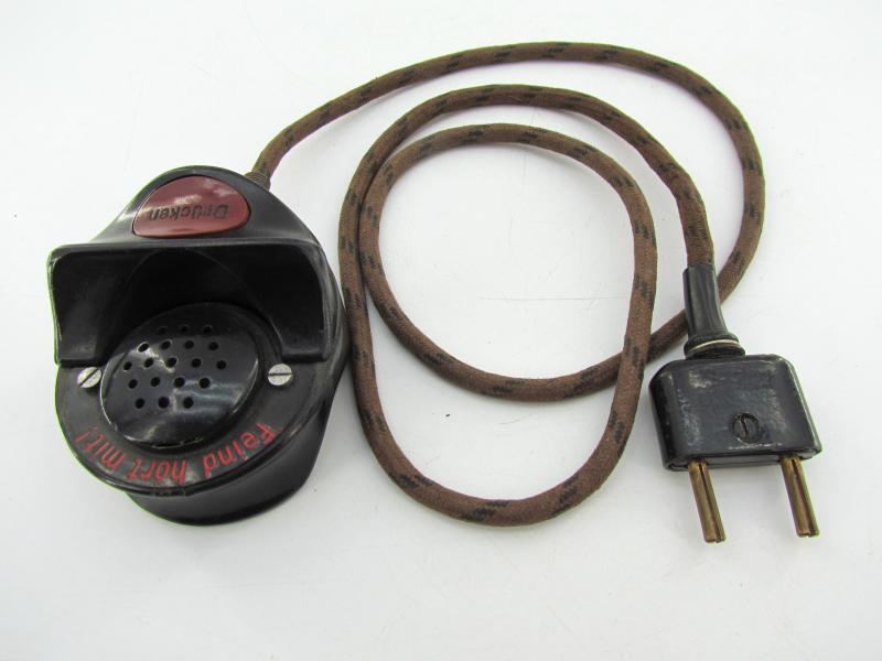 Bakelite Microphone "Feind hört mit !"
