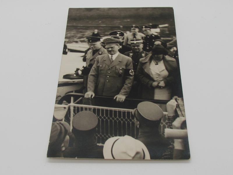 Postcard : Adolf during a NSDAP party day