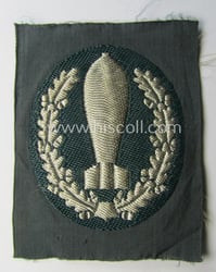 'BeVo'-woven version of a WH (Heeres) so-called: trade-...