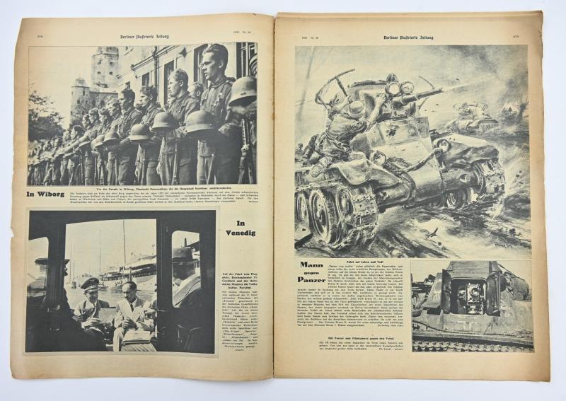 German Berliner Illustrierte Zeitung Newspaper 1941