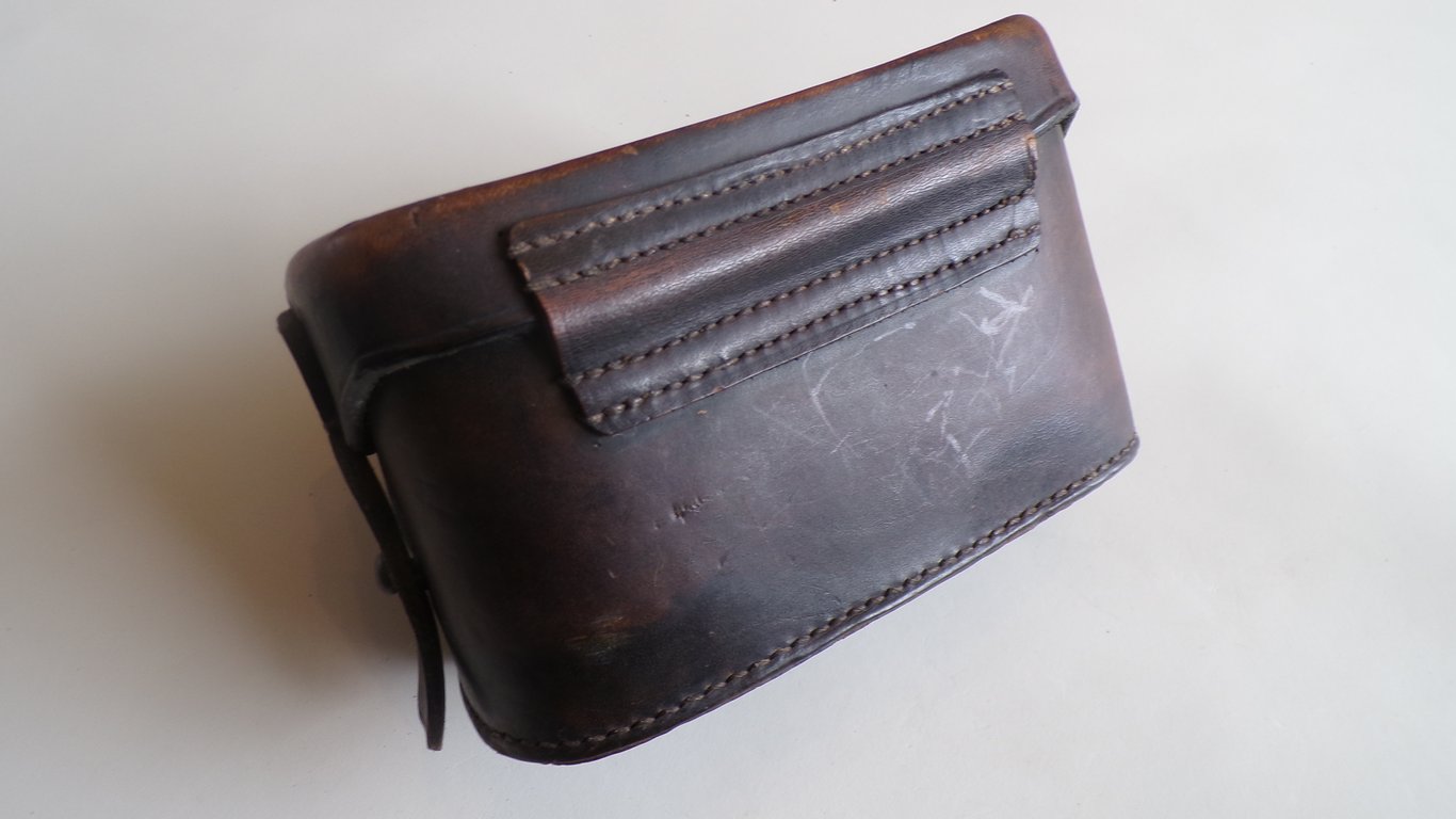 DRK Brown Leather Medical Pouch
