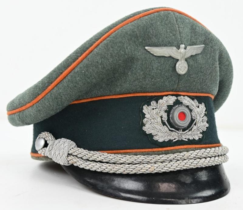 German WH Officer Visor Cap 'Feldgendarmerie'