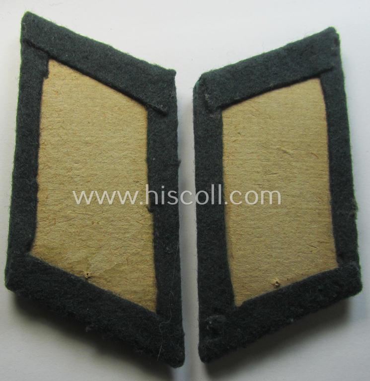 Pair of WH (Heeres) collar-tabs (ie. 'Kragenspiegel für Offiziere'): 'Offizier der Nachschub-Truppen'