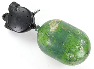 USAAF Oxygen bottle A-4 Green Apple