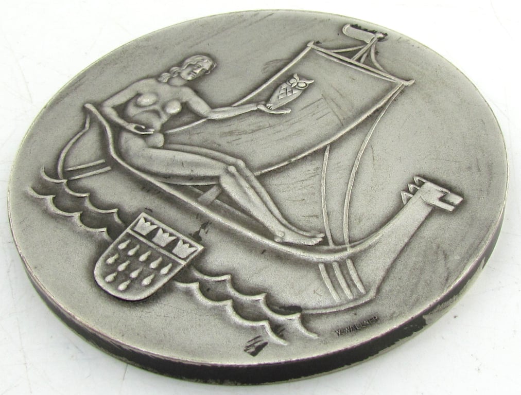 Plaque Universität der Hansestadt Cologne 1388 - 1938 (Rare)