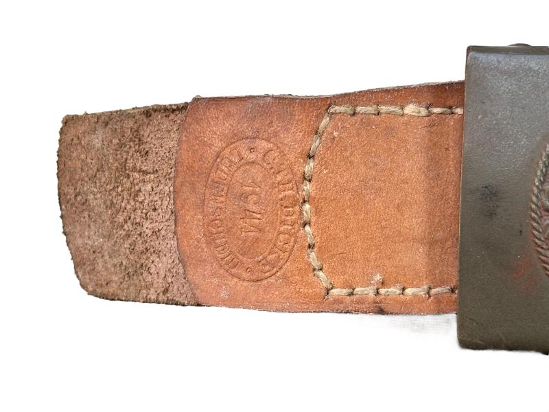WH (HEER) Steel Belt Buckle  '' C.T. Dicke ''