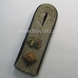Single, WH (Heeres), 'cyphered' officers'-type shoulderboard: 'Oberleutnant u....