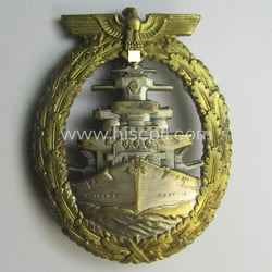 Moderately used, WH (Kriegsmarine) 'Flottenkriegsabzeichen' (or: high-sea fleet...