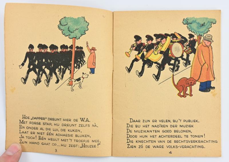 Dutch WW2 Booklet 'Gek en Wijs tijdens Seyss'