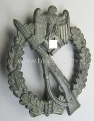 Attractive, silver-class 'Infanterie Sturmabzeichen in Silber' being a...