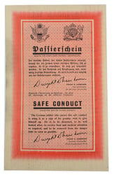 Allied Droppingflyer "Safe Conduct"