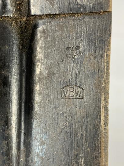 German Folding Shovel with Carrying Case, 2nd Model