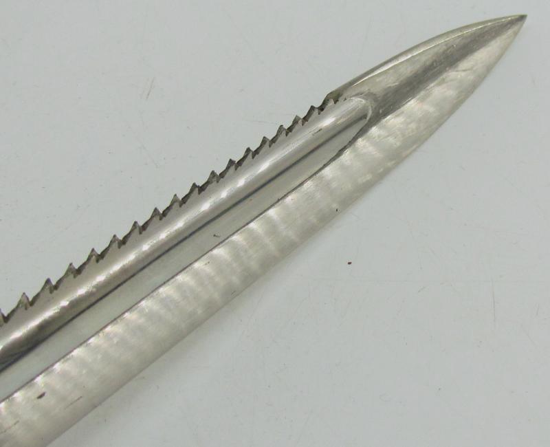 RARE German fire brigade ‘Feuerwehr’ saw tooth dress bayonet by E. Pack & S.