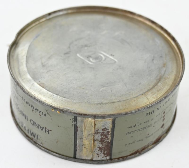 US WW2 Shoe Impregnite Tin Can
