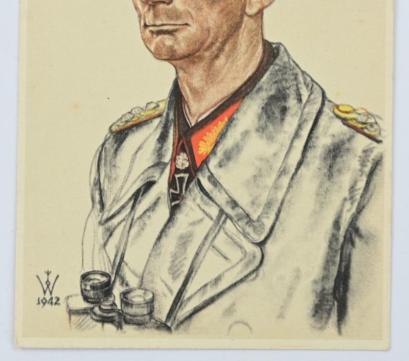 German WH Willrich Postcard 'Generaloberst Dietl'