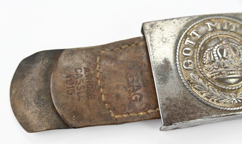 German WW1 Beltbuckle with Tab 1916