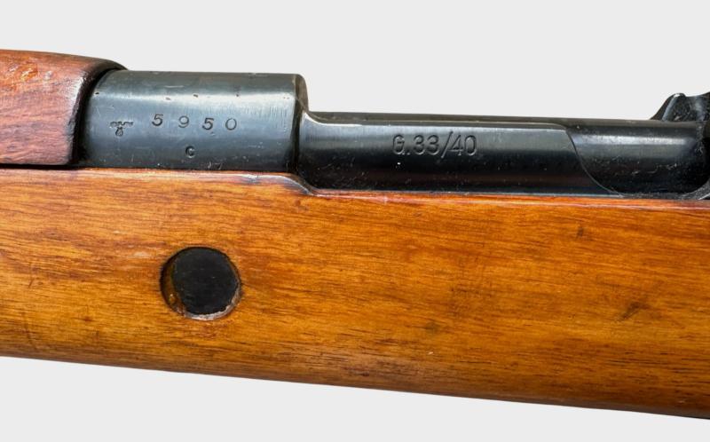 Zeldzame Gebirgsjäger Karabijn DOT 1940...oud NL onklaar !!