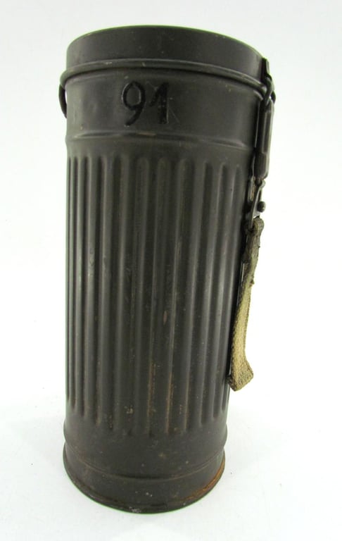 WH/SS Gasmask Cannister With Contents