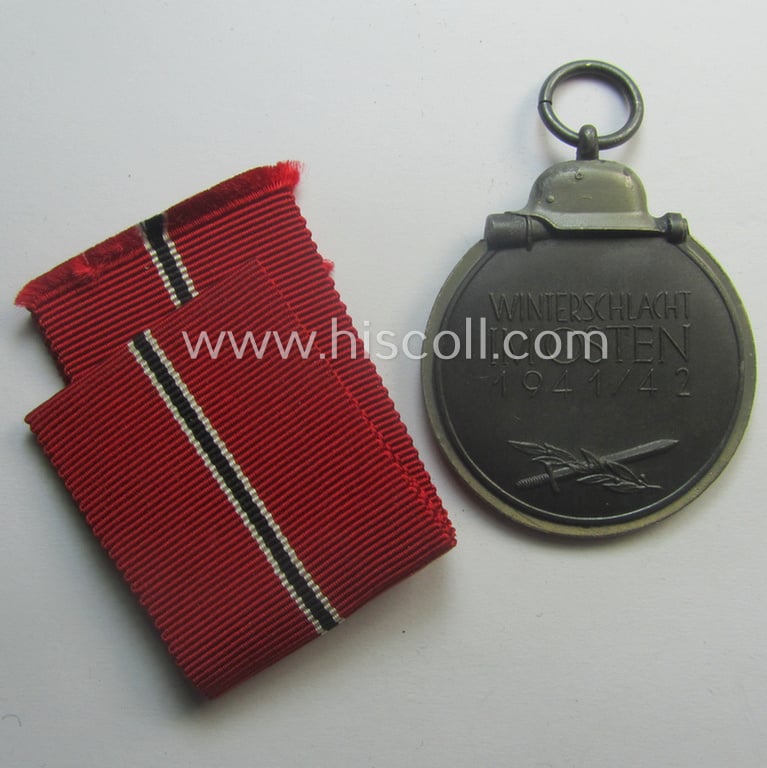 Medal-set: 'Winterschlacht im Osten 1941-42' being a typical non-maker-marked specimen that comes in a 'virtually mint' condition