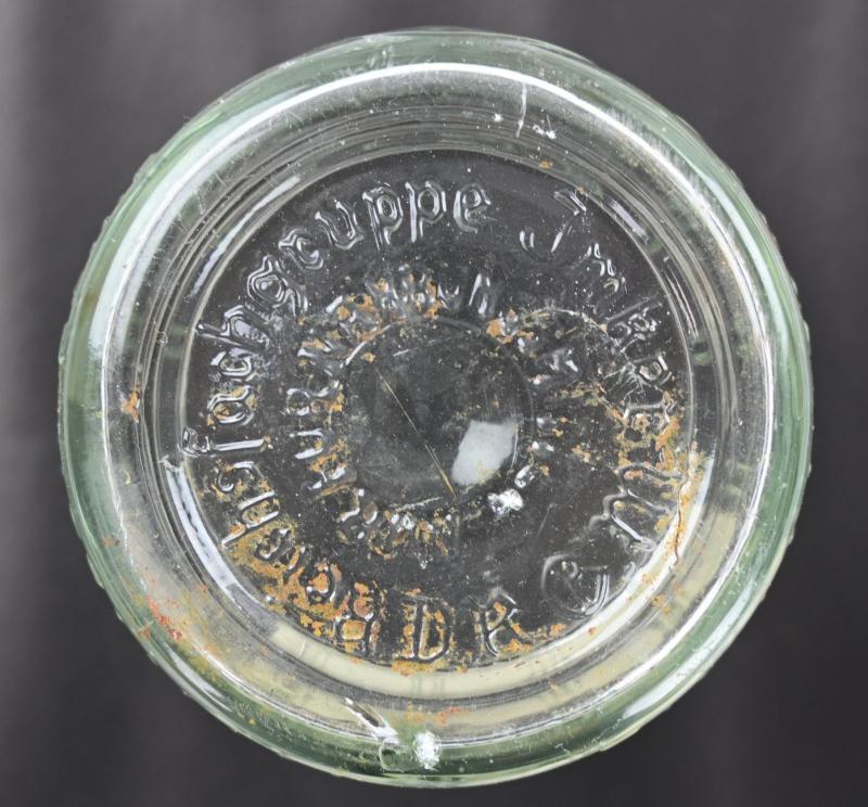 German RDKl. Glass Honey Pot