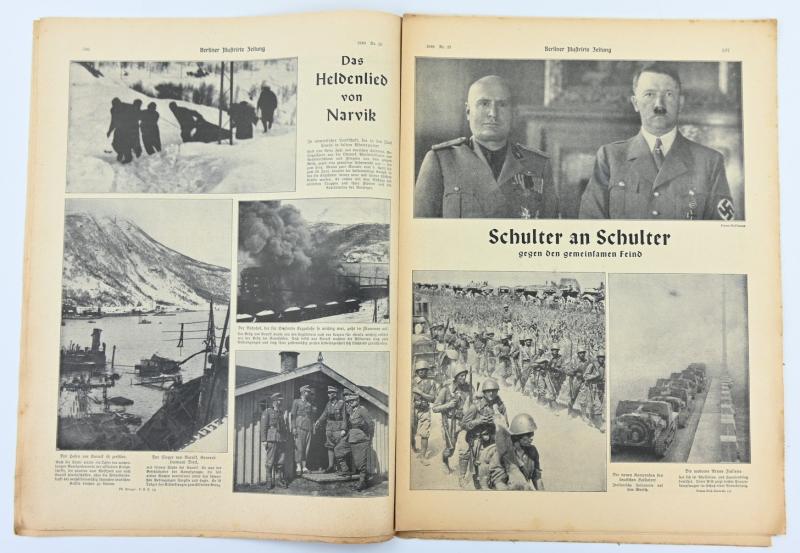 German Berliner Illustrierte Zeitung Newspaper 1940