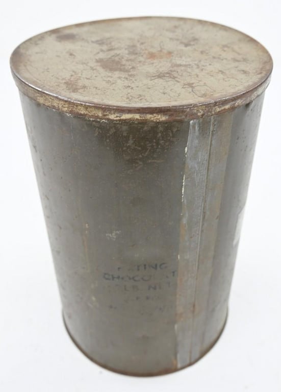 British WW2 Eating Chocolade Tin can