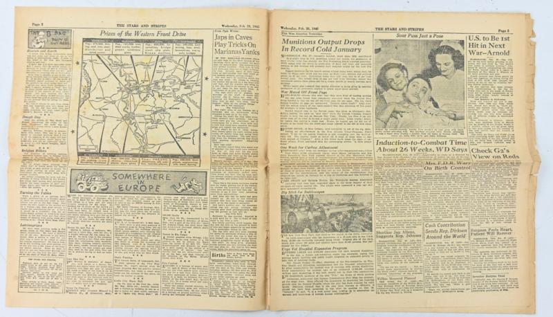 US WW2 Stars & Stripes Magazine