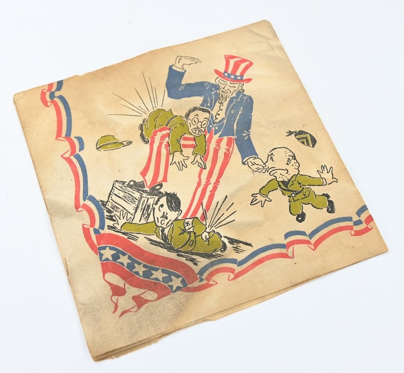 US WW2 Paper Napkin