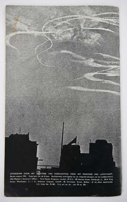 Allied WW2 (Dutch) Booklet 'Battle of Britain'