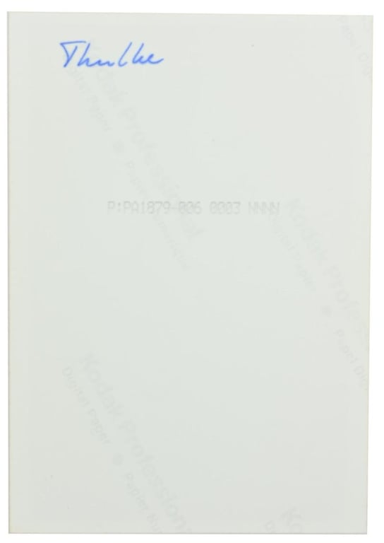 Signature of Wehrmacht Heer KC-OLS Recipient 'Willi Thulke'