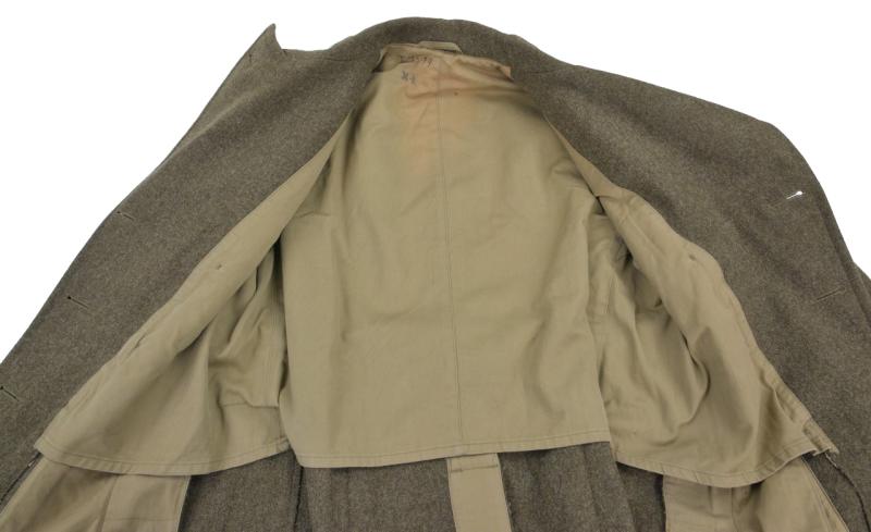 US WW2 Overcoat Wool Melton OD.