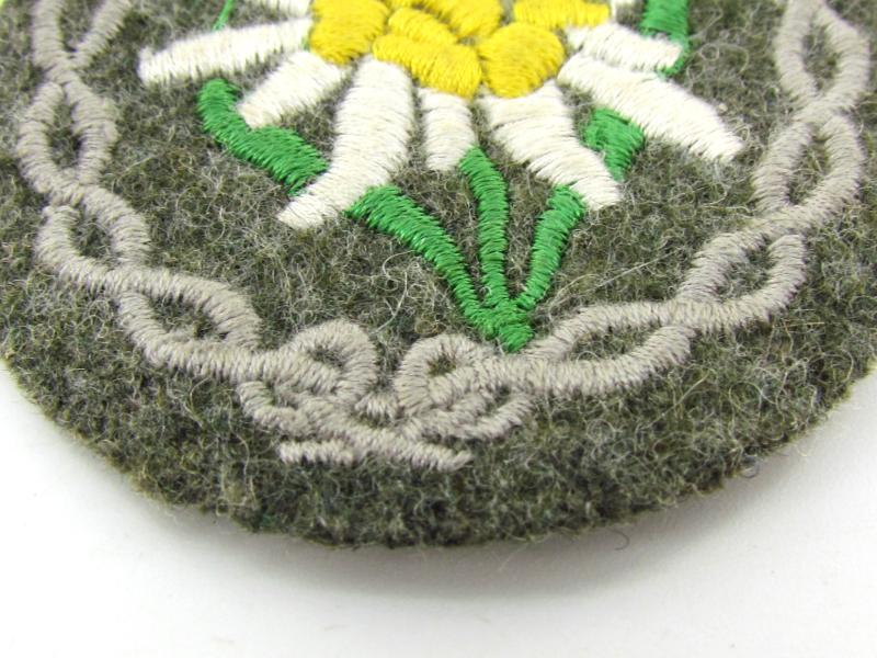 Wehrmacht Gebirgsjäger Edelweiss sleeve badge