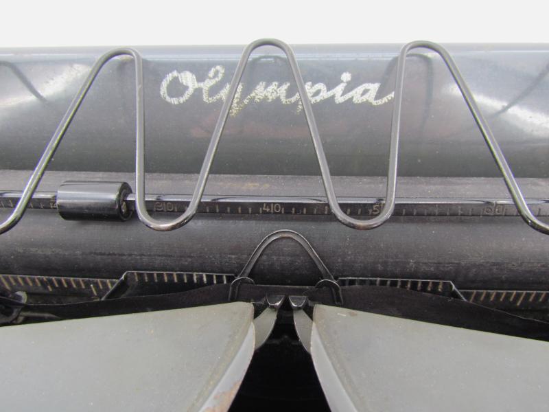 Wehrmacht / Waffen-SS typewriter by Olympia in Case