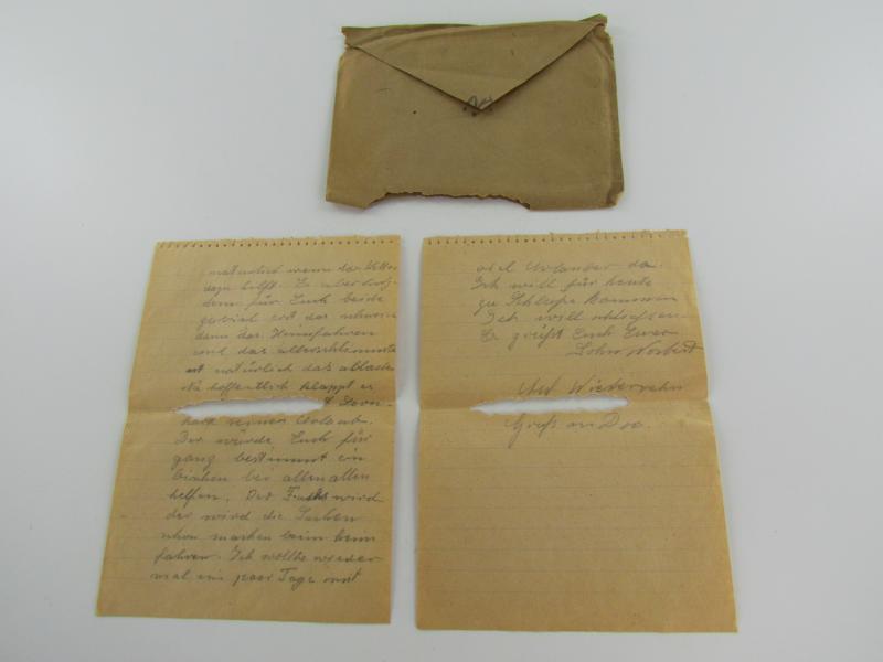 SS Field Post from Soldier to Family...dated 1944