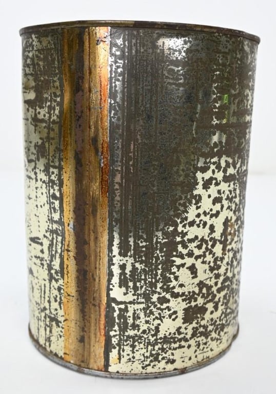 US WW2 Big Tin Can of 'Dried Whole Milk Powder'