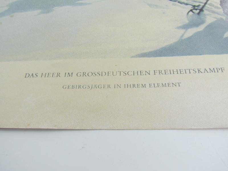 German.Printed Photo,”Das Heer Im Grossdeutschen Freiheitskampf