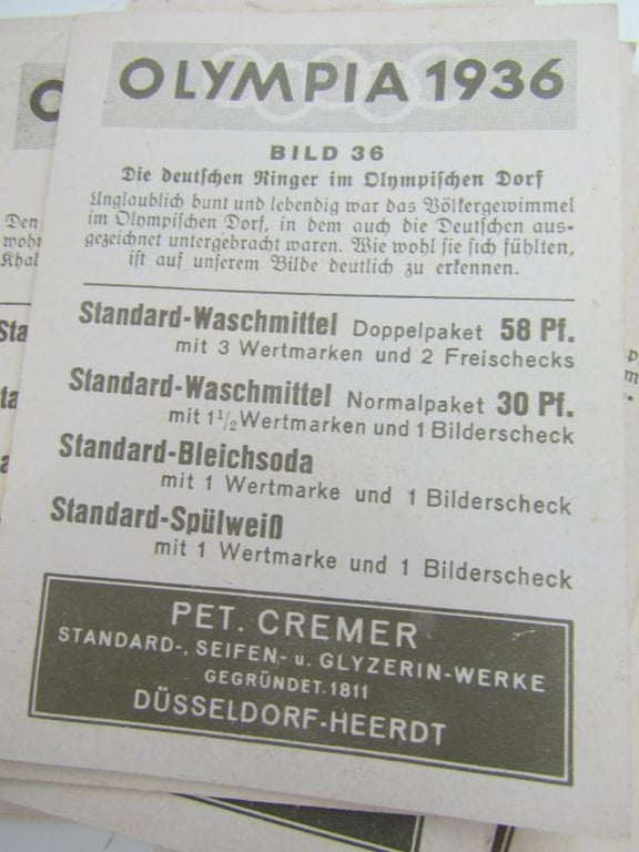 Collection pictures Olympia 1936