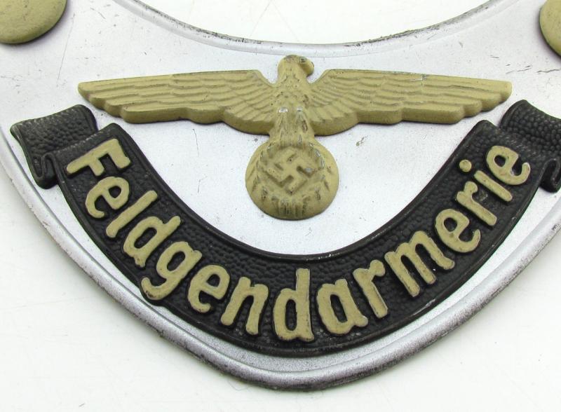 Wehrmacht 'Feldgendarmerie' Gorget "Assmann"