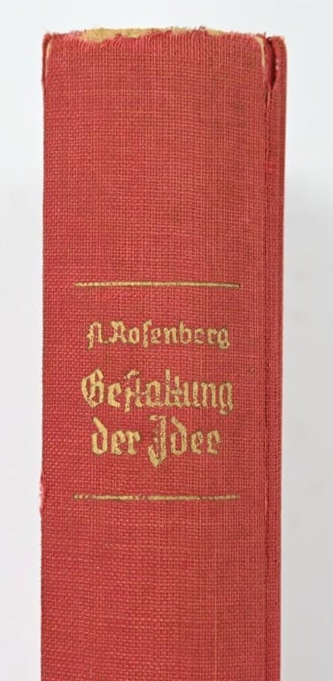 German Book 'Gestaltung der Idee' Alfred Rosenberg