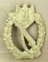 Infantry Assault Badge  in Silver -Infanterie-Sturmabzeichen