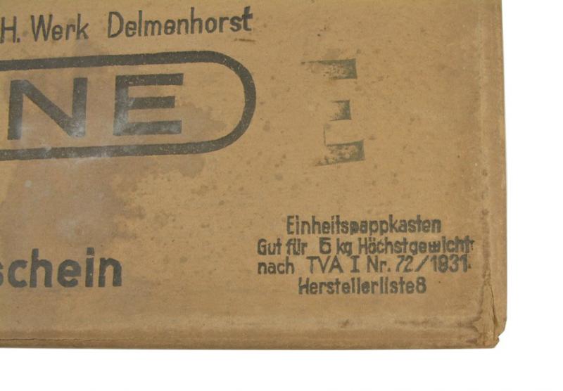 German WH Issue Butter Package