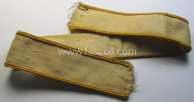 Superb, WH (LW o. Heeres) cuff-title (ie. 'Ärmelstreifen') entitled: 'Kreta' (being a wonderful- and totally non-shortened example that comes in a truly issued- ie. I deem once tunic-attached, condition)