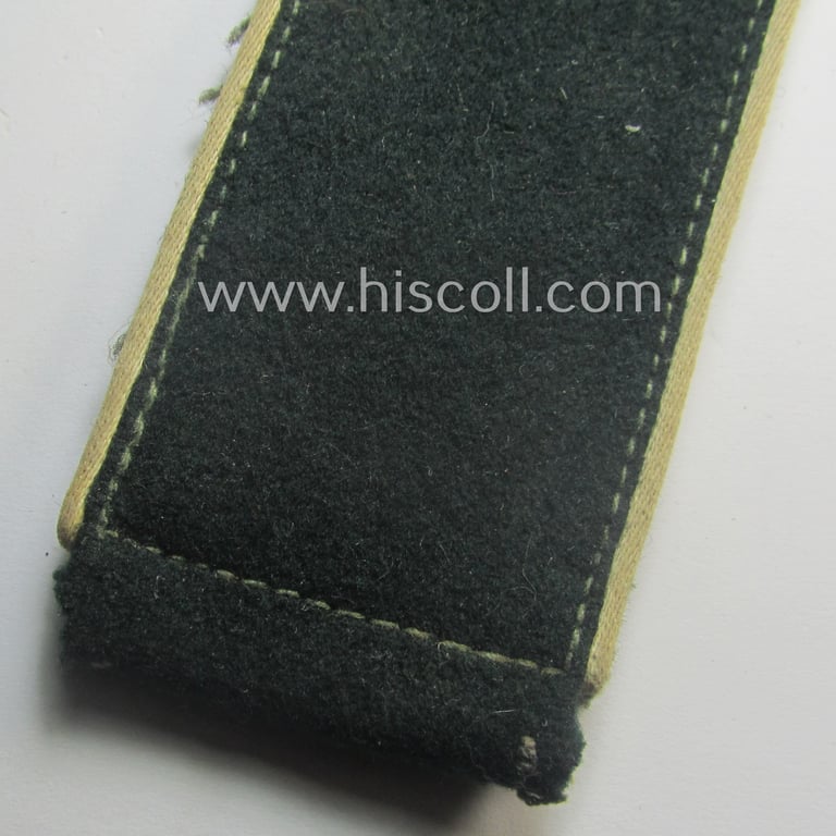 Neat - albeit single! - WH (Heeres), early-war-period (ie. 'M40'-pattern- ie. rounded-style-) EM-type shoulderstrap as was intended for a: 'Soldat der Infanterie-Trpn.'