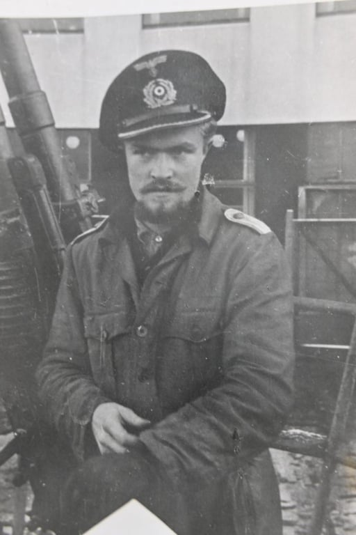 German KM U-Boat Picture set U-1227 Friedrich Altmeier