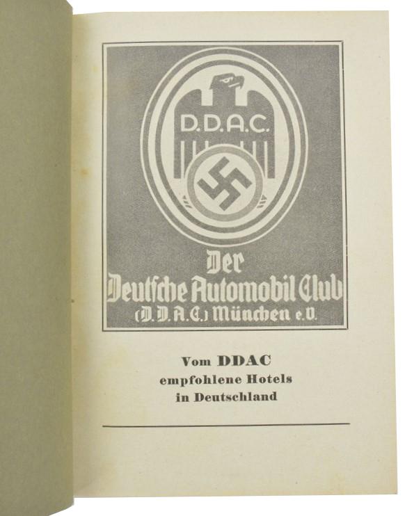 German DDAC Hotel Booklet
