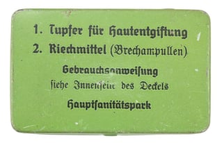 German WH Tin Can of 'Tupfer'