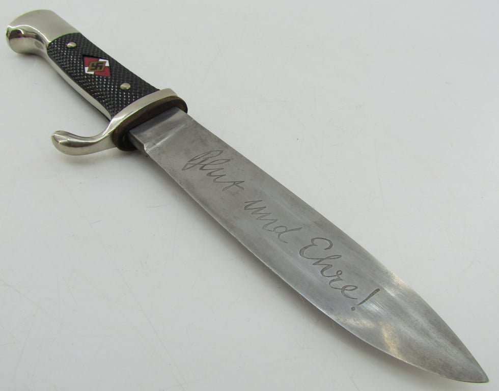 Hitler Youth knife / dagger Marked RZM M7/65 (Near Mint)